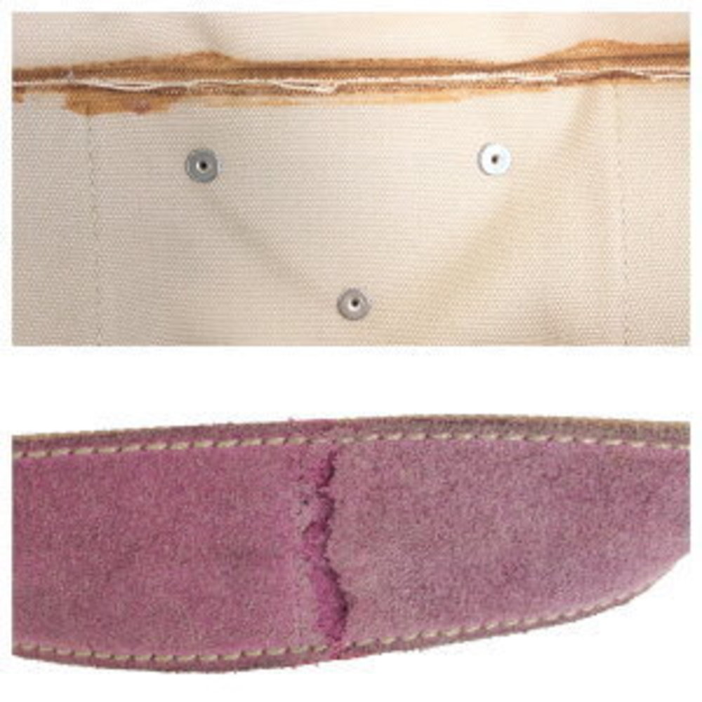 Prada Triangular Bag Beige Shoulder Suede Pink Ca… - image 5